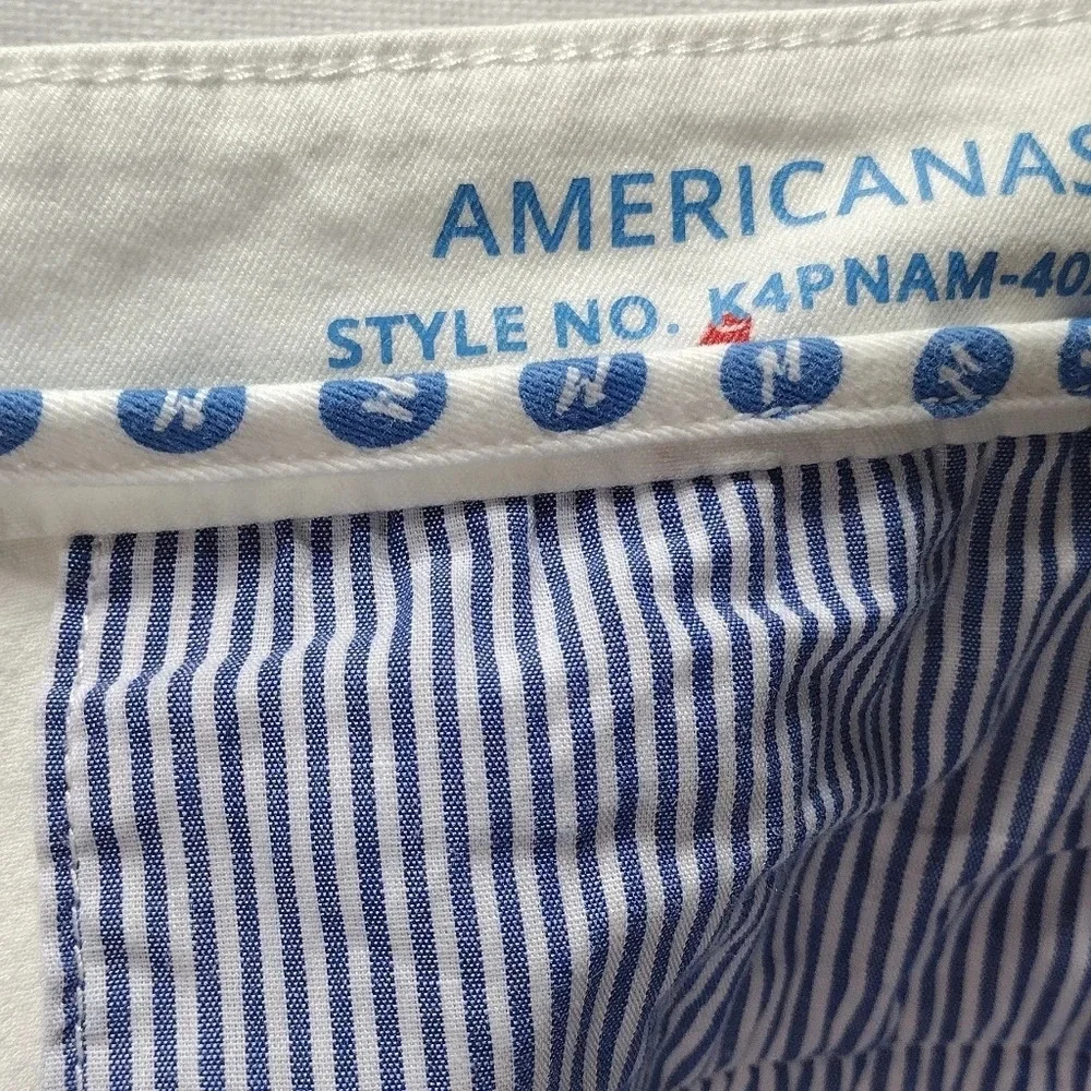Mugsy Americanas Pants Mens Chino Slim Straight Cotton Stretch BBQ  Sz 40x30
